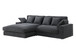 Mystic - Reversible Sectional Sofa Chaise - Dark Gray