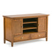 Warm Shaker - Handcrafted TV Media Stand - Light Golden Brown