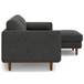 Morrison - Right Sectional Sofa - Charcoal Gray