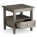 Warm Shaker - End Table - Farmhouse Gray