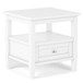 Warm Shaker - End Table - White