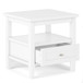 Warm Shaker - End Table - White