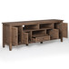 Warm Shaker - TV Media Stand - Rustic Natural Aged Brown