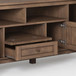 Warm Shaker - TV Media Stand - Rustic Natural Aged Brown