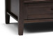 Warm Shaker - TV Media Stand - Tobacco Brown
