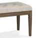 Waverly - Small Tufted Ottoman Bench - Natural