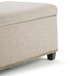 Kingsley - Large Storage Ottoman - Natural