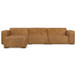 Rex - 3 Seater Sofa And Ottoman - Sienna