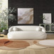 Andrew - Boucle Sofa - Beige / Ivory White / Light Beige / White