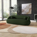 Andrew - Boucle Sofa - Dark Green