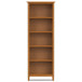 Warm Shaker - 5 Shelf Bookcase, Handcrafted - Brown