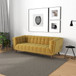 Addison - Large Velvet Sofa - Gold