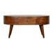 Rounded Coffee Table - Chestnut