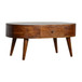 Rounded Coffee Table - Chestnut