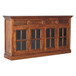 Large Glazed Sideboard - Chestnut