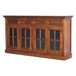 Large Glazed Sideboard - Chestnut