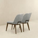Blake - Dining Chair (Set of 2) - Brown / Light Gray