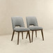 Blake - Dining Chair (Set of 2) - Brown / Light Gray