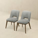 Blake - Dining Chair (Set of 2) - Brown / Light Gray
