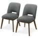 Blake - Dining Chair (Set of 2) - Brown / Dark Gray