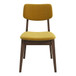 Carlos - Solid Back Side Chair (Set of 2) - Dark Yellow