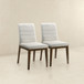 Ines - Dining Chair (Set of 2) - Brown / White
