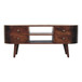 Rounded Entertainment Unit - Walnut