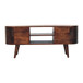 Rounded Entertainment Unit - Walnut