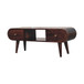 Circular TV Unit - Walnut