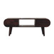 Circular TV Unit - Walnut