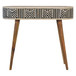 Inlay - Edessa Bone Console Table - Oak