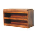 Buffalo - Hide Pull Out Shoe Storage Bench - Chestnut
