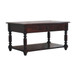Turned Legs Console Table - Brown