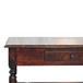 Turned Legs Console Table - Brown