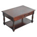 Turned Legs Console Table - Brown