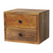 Solis - 2 Drawer Wall Mounted Nightstand - Beige