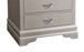 Lorana - Modern Chest - Silver Champagne
