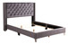 Queen Upholstered Bed Chic - Gray