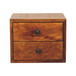 Solis - 2 Drawer Wall Mounted Nightstand - Brown