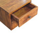Solis - 2 Drawer Wall Mounted Nightstand - Brown