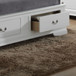Louis Phillipe - King Storage Bed - White