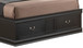 Louis Phillipe - Queen Storage Bed - Black