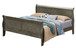 Queen Bed Panel Sleigh - Gray