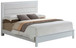 King Bed Chic Transitional - White