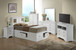 Louis Phillipe - Twin Storage Bed - White