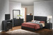 Full Bed With Storage Transitional - Black