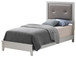Primo - Twin Bed - Silver Champagne