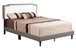 Deb - Full Bed Upholstered For Cozy Sleep - Gray