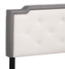 Deb - Full Bed Upholstered For Cozy Sleep - Gray