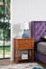 Vibrant Contemporary Nightstand - Oak
